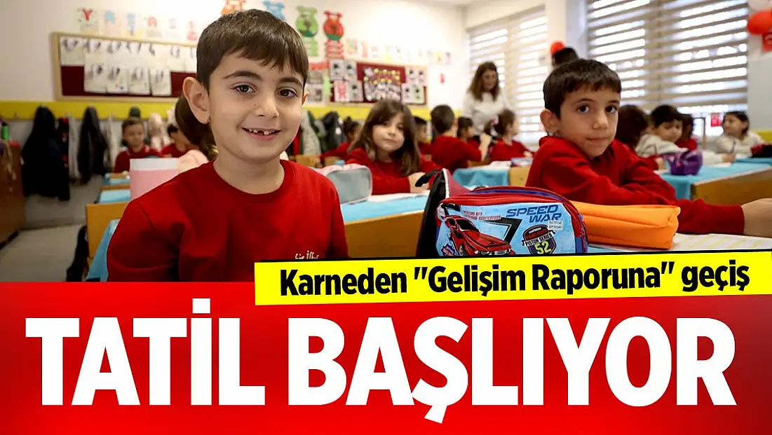 Okullarda yarıyıl tatili için son ders zili çalacak