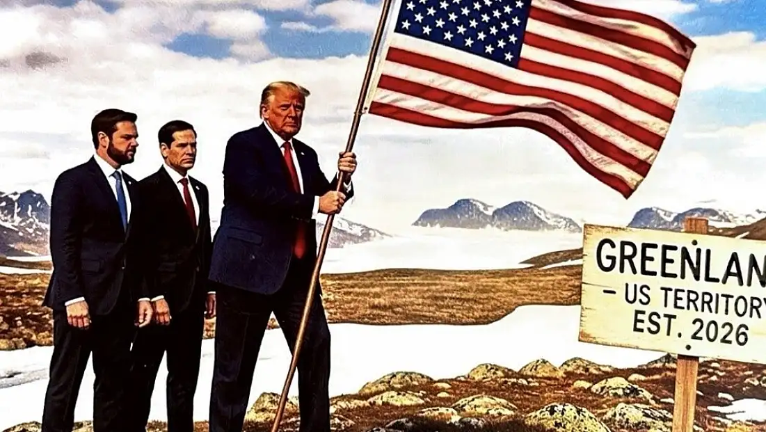 Trump'tan şok paylaşım: Grönland 2026 yılında ABD toprağı olacak