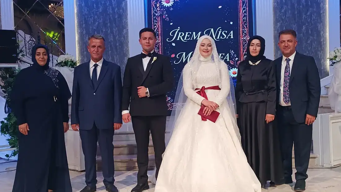 Konya protokolü düğünde buluştu: İrem Nisa ile Mustafa'nın mutlu günü