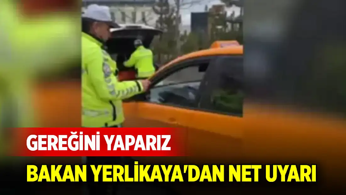 Bakan Yerlikaya'dan net uyarı: Trafikte yaya hakkını ihlal edeni bildirin