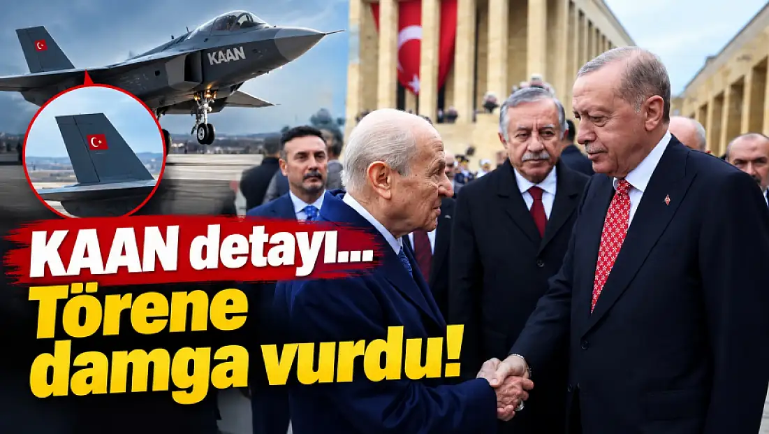 KAAN detayı... Cumhurbaşkanı Erdoğan Anıtkabir’deki törene damga vurdu