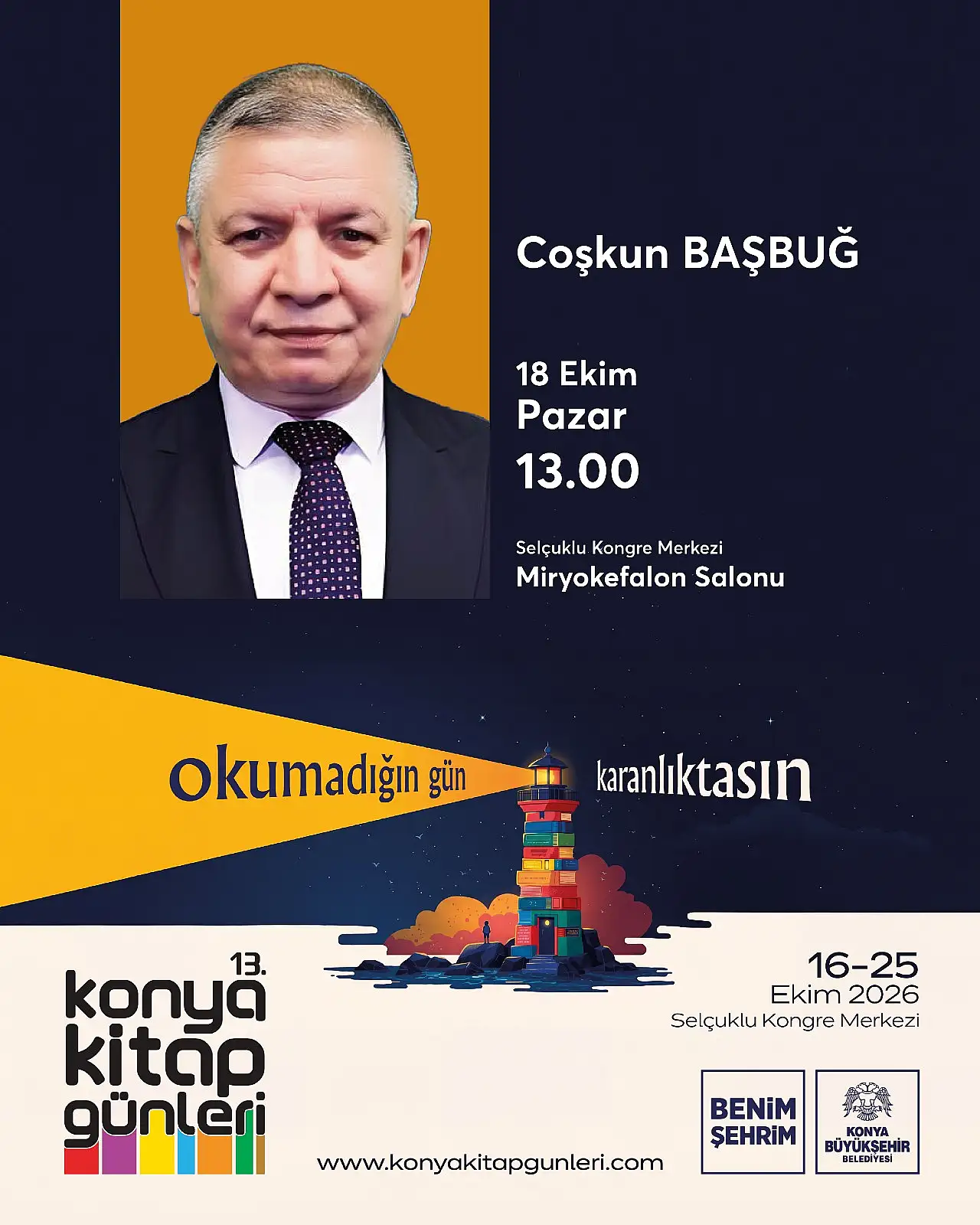 Fulya Öztürk ve Coşkun Başbuğ Konya Kitap Günleri'nde