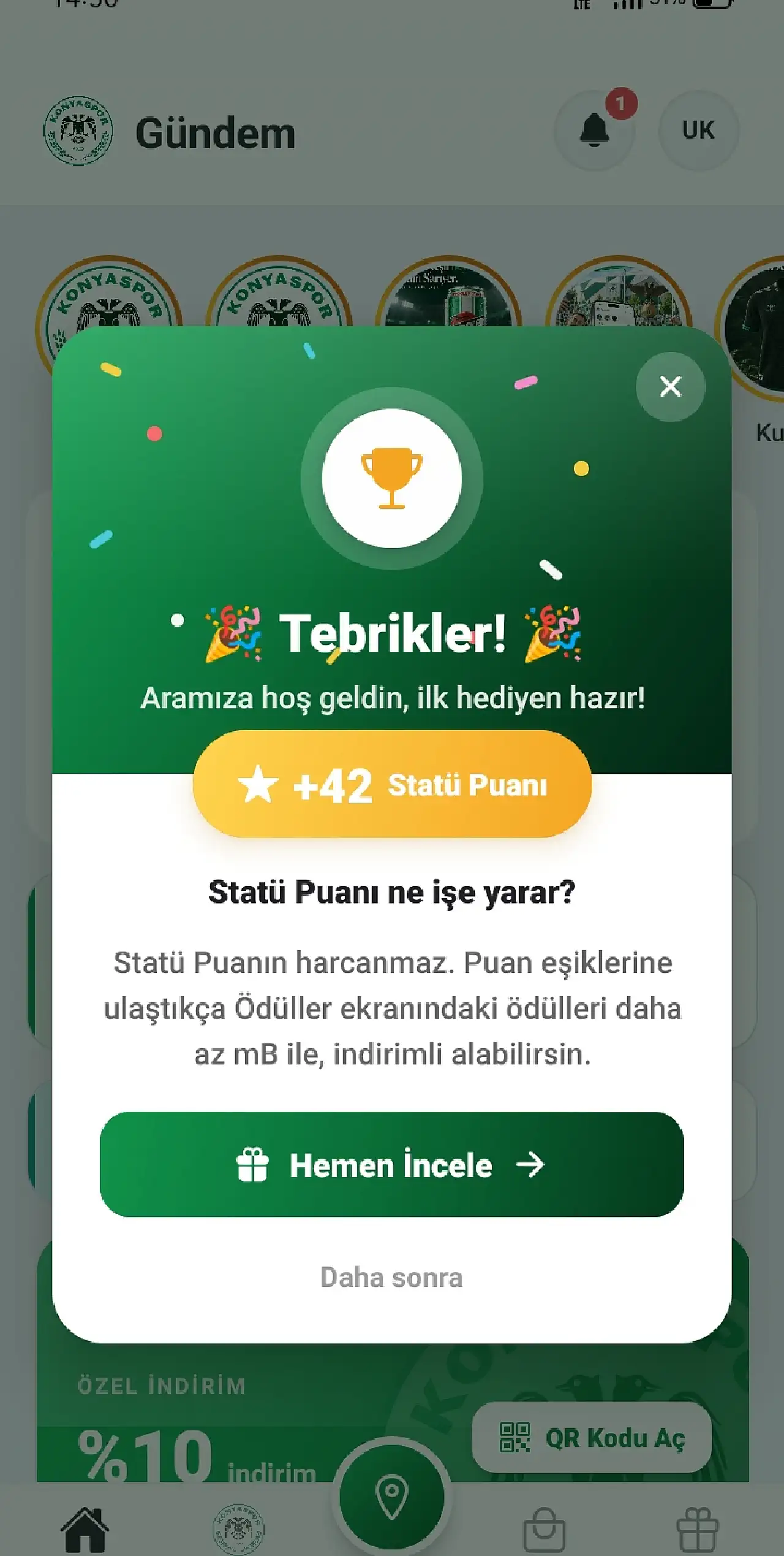 Konyaspor taraftar için dijital dönüşüm