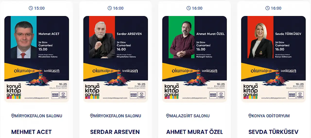 Bugünkü Konya gündemi (24 Ekim 2026)