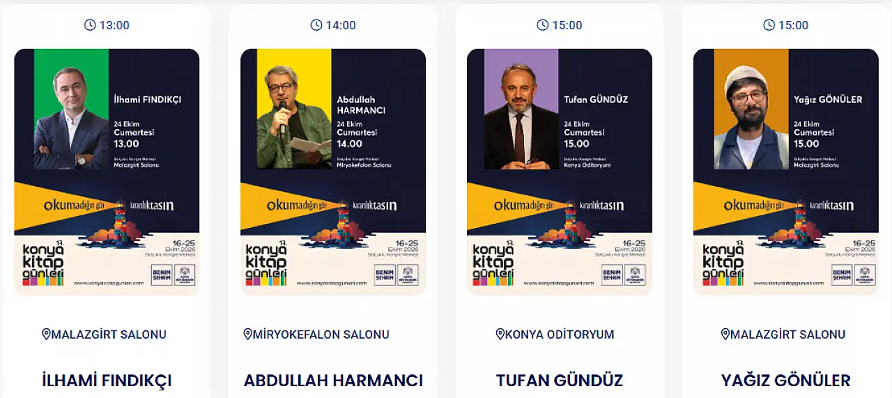 Bugünkü Konya gündemi (24 Ekim 2026)