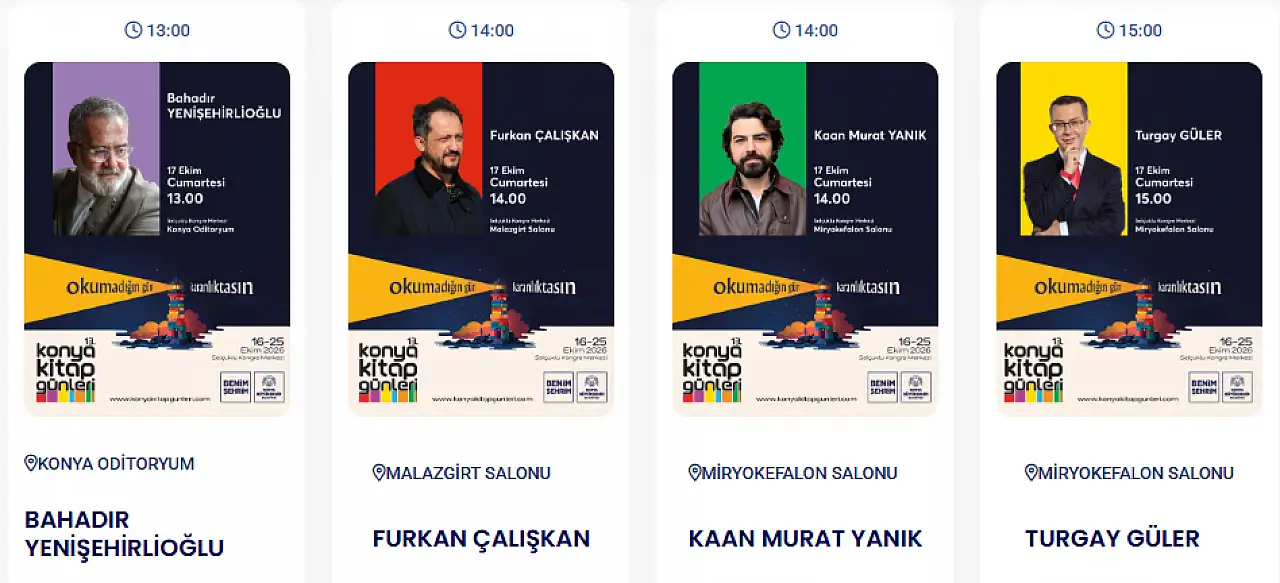 Bugünkü Konya gündemi (17 Ekim 2026)