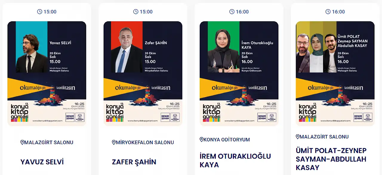 Bugünkü Konya gündemi (20 Ekim 2026)