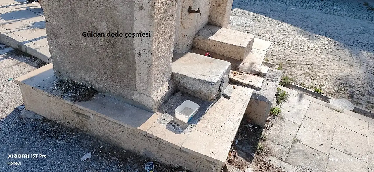 Konya'nın iki tarihî çeşmesi yine susuz