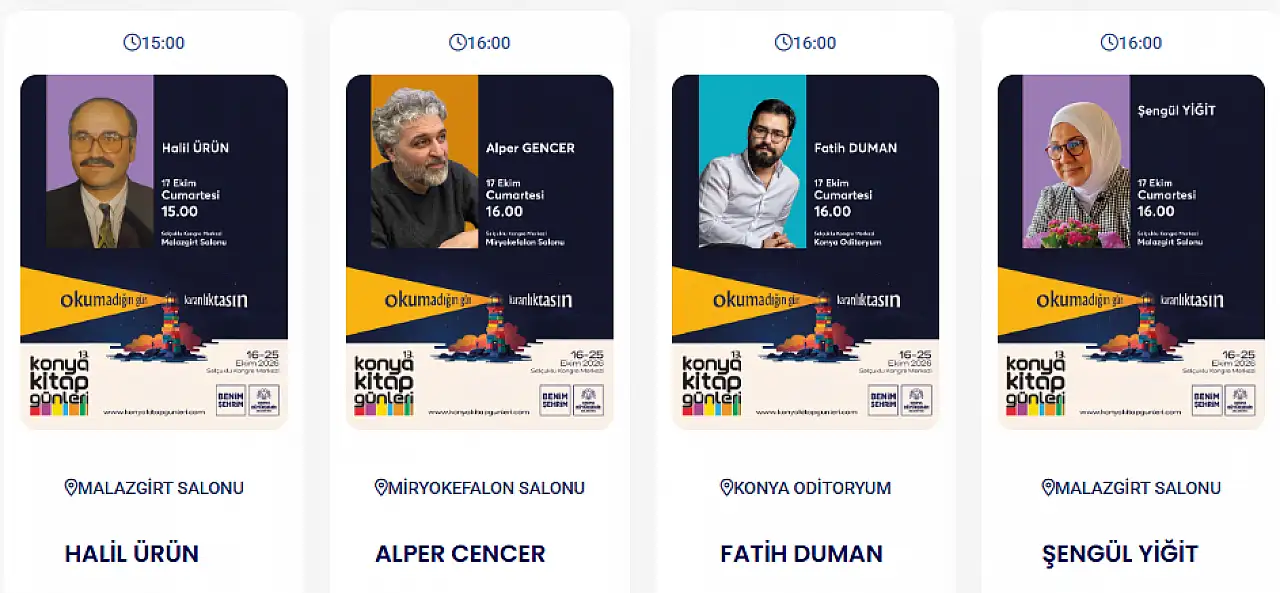 Bugünkü Konya gündemi (17 Ekim 2026)