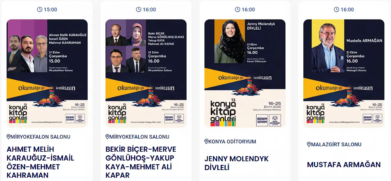 Bugünkü Konya gündemi (21 Ekim 2026)