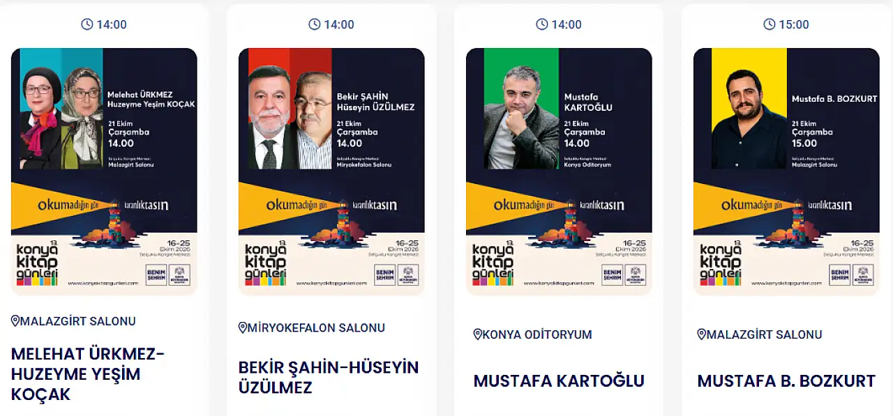 Bugünkü Konya gündemi (21 Ekim 2026)