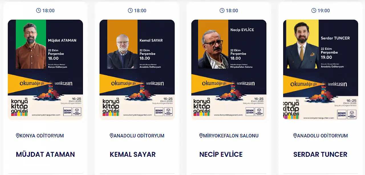 Bugünkü Konya gündemi (22 Ekim 2026)
