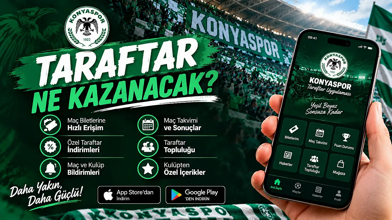 Konyaspor taraftar için dijital dönüşüm