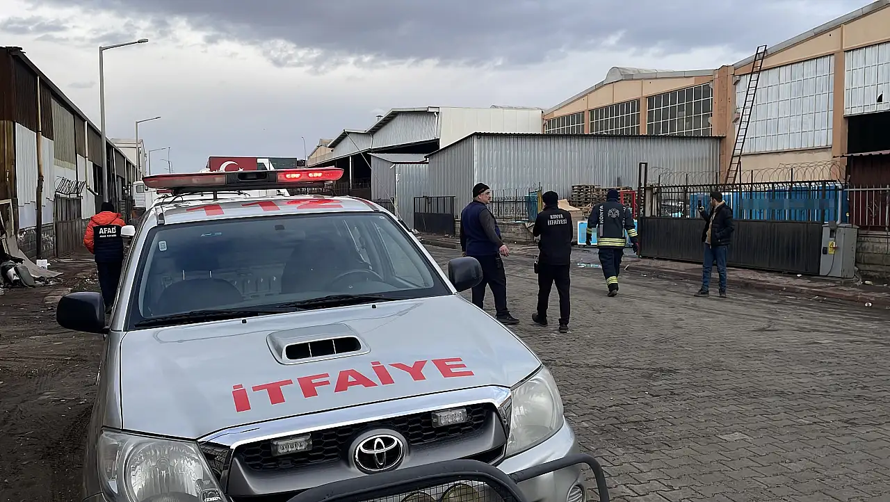 Konya'da amonyak tankı sızdırdı: Bir işçi zehirlendi