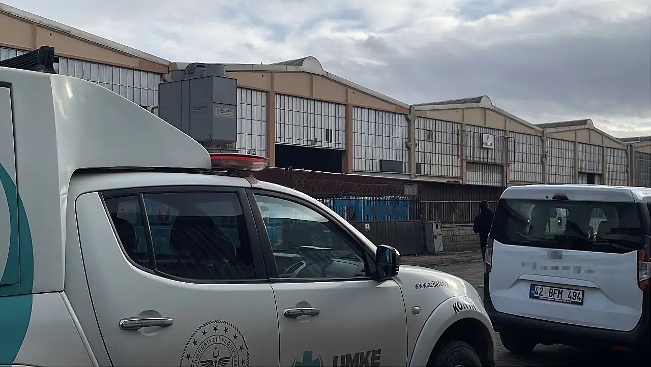 Konya'da amonyak tankı sızdırdı: Bir işçi zehirlendi