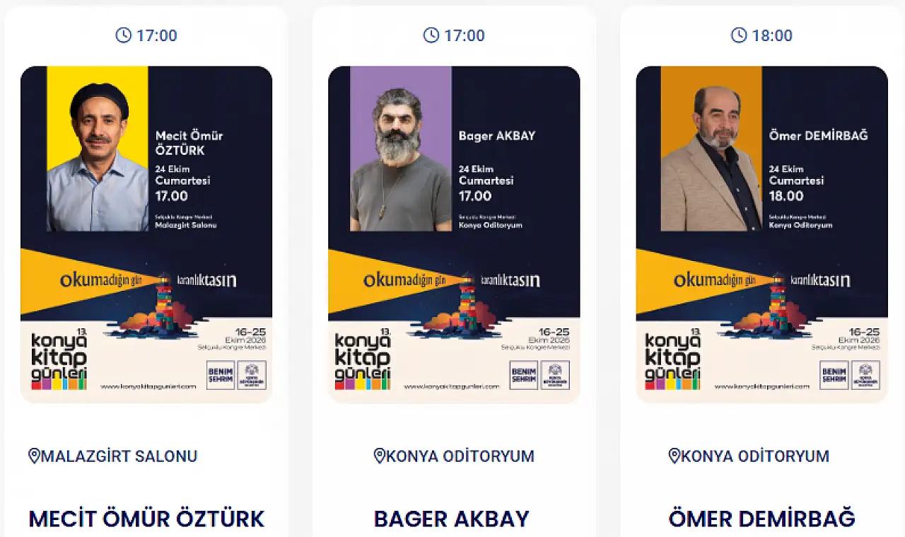 Bugünkü Konya gündemi (24 Ekim 2026)