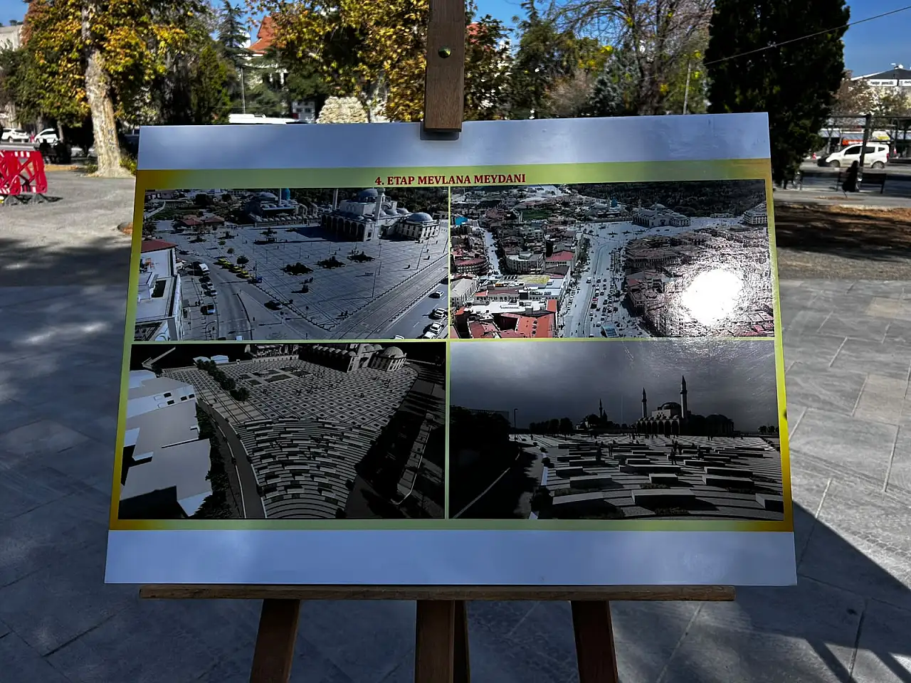 Mevlana Meydanı değişiyor! Yenilendiğinde işte böyle görünecek