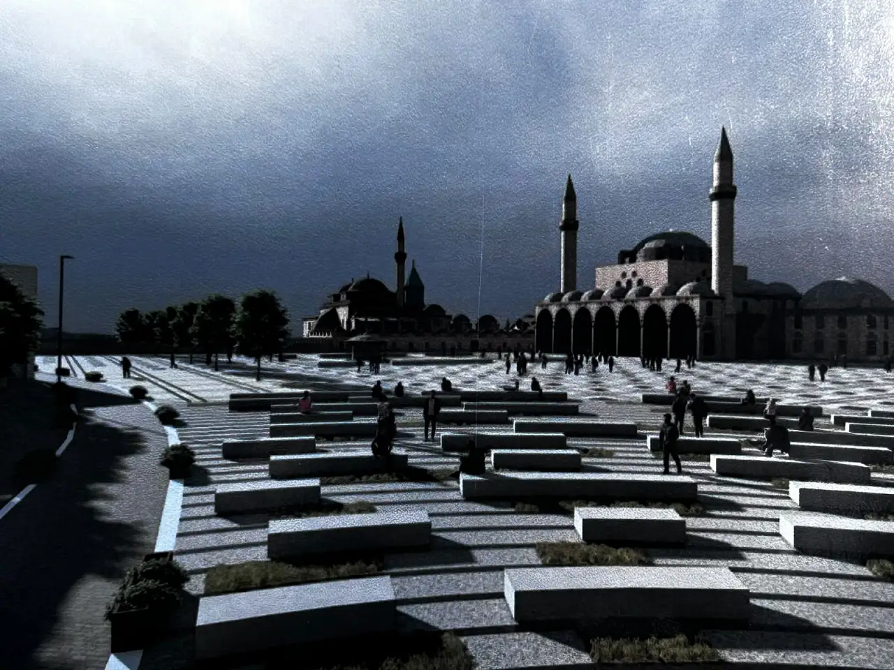Mevlana Meydanı değişiyor! Yenilendiğinde işte böyle görünecek