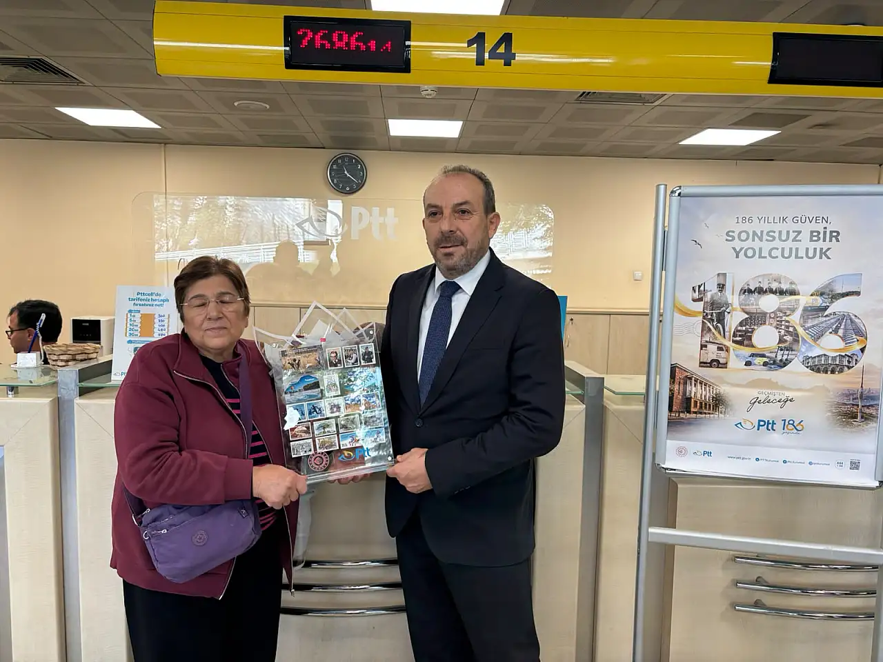 Konya'da PTT'nin 186'ncı yaşı kutlandı