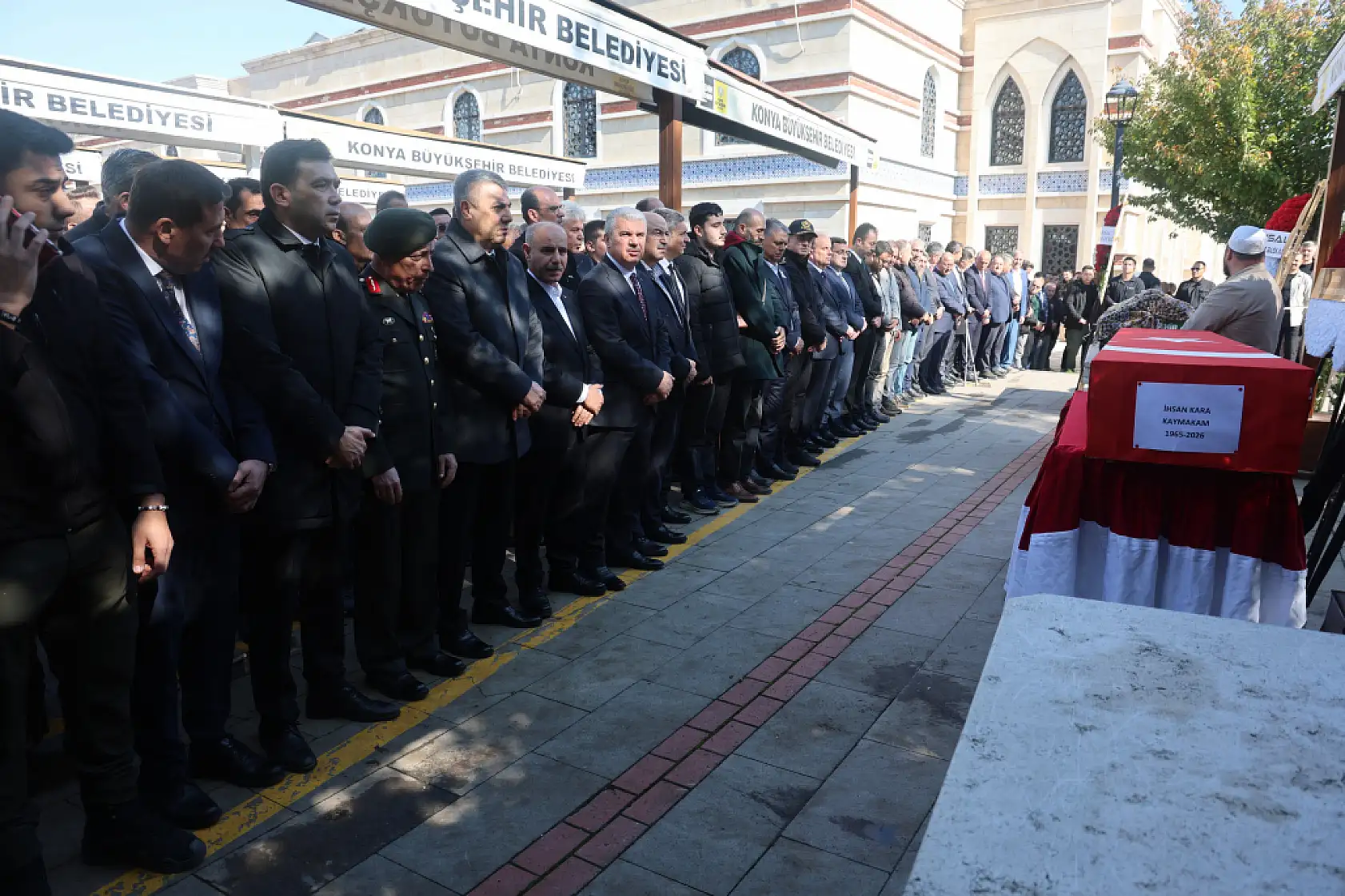 Konyalı kaymakama son veda
