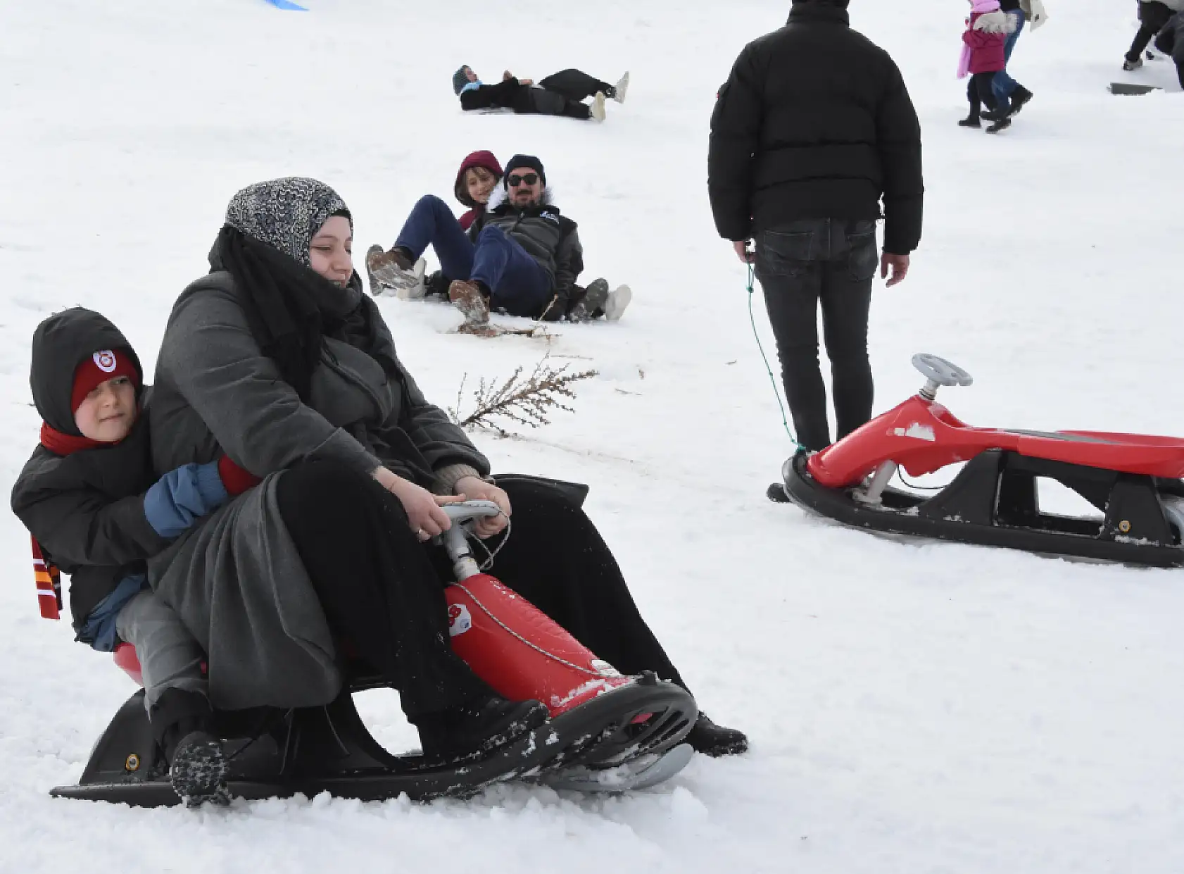 Konya Ovası'nda kayak keyfi