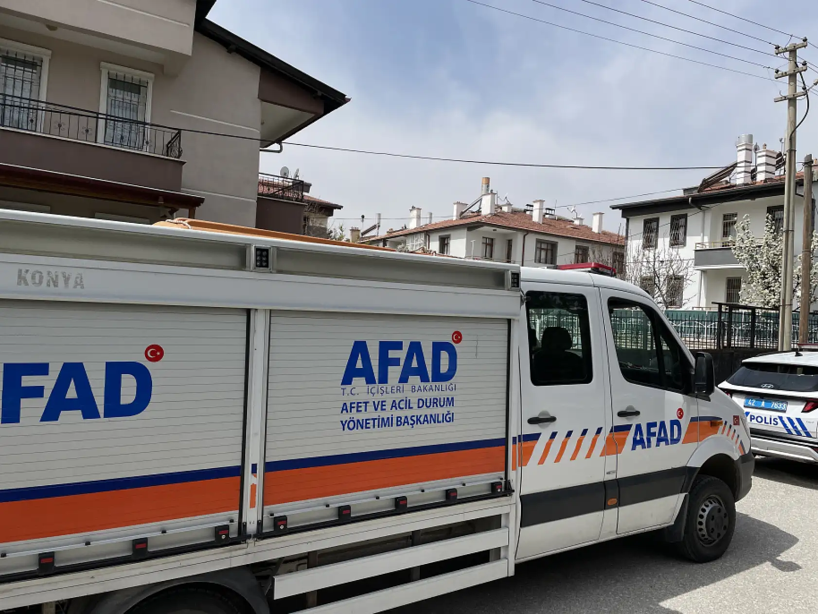Konya merkezde meydana gelen deprem sonrası 2 bina tahliye edildi