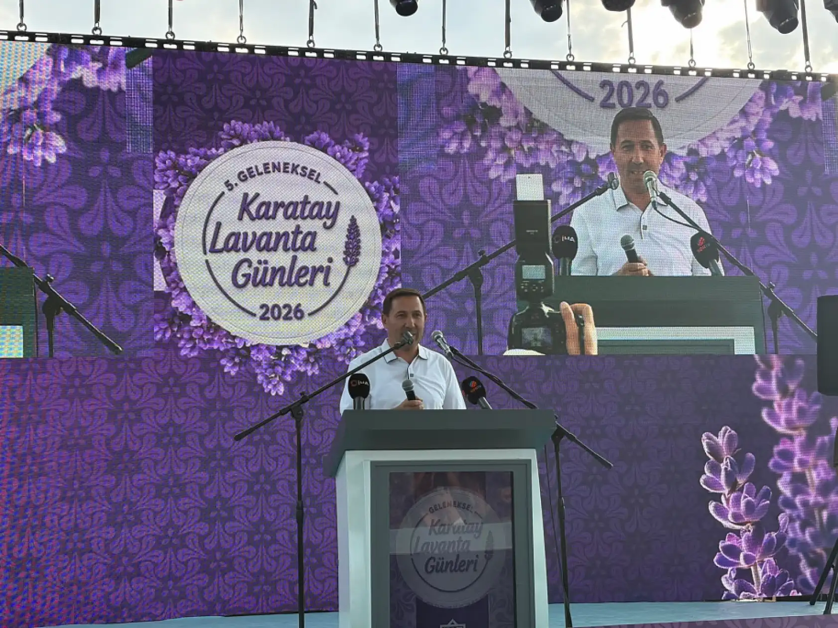 Karatay'da lavanta zamanı: 340 dönümlük bahçede festival coşkusu