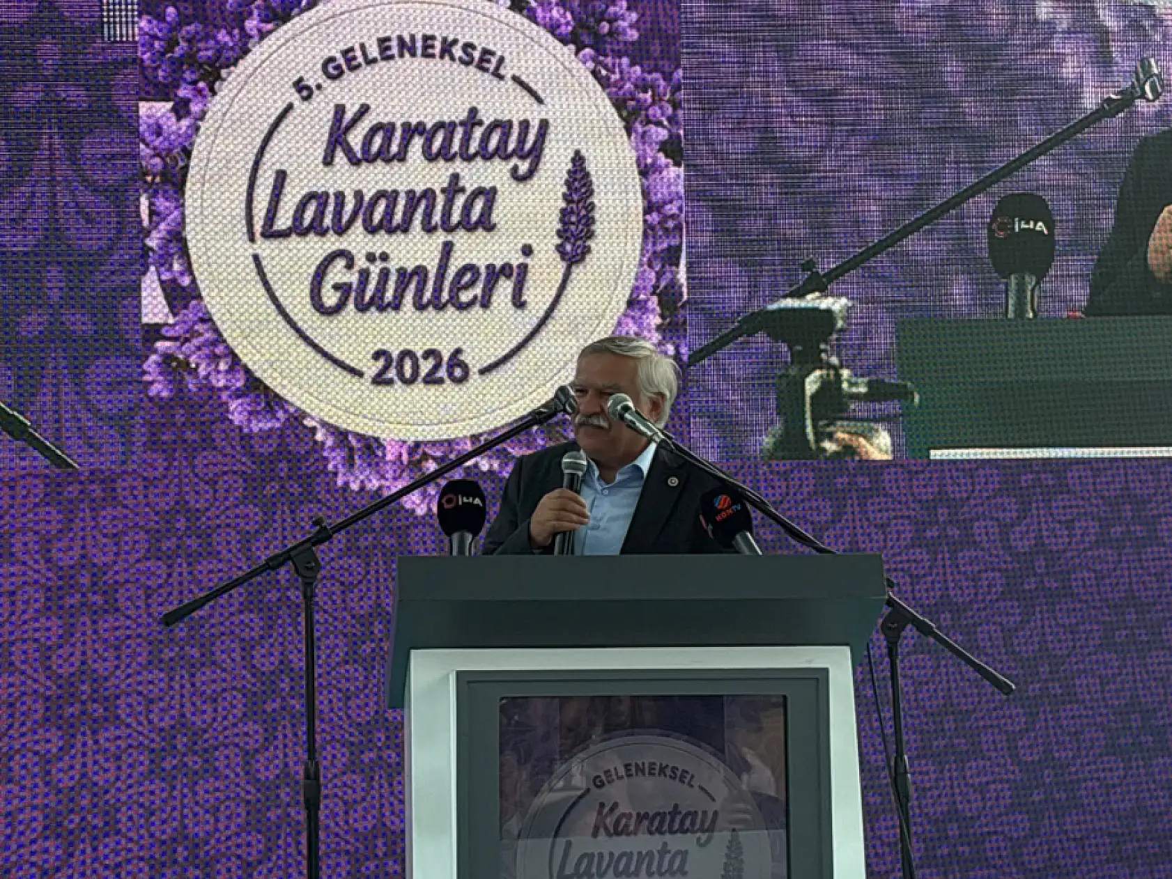 Karatay'da lavanta zamanı: 340 dönümlük bahçede festival coşkusu