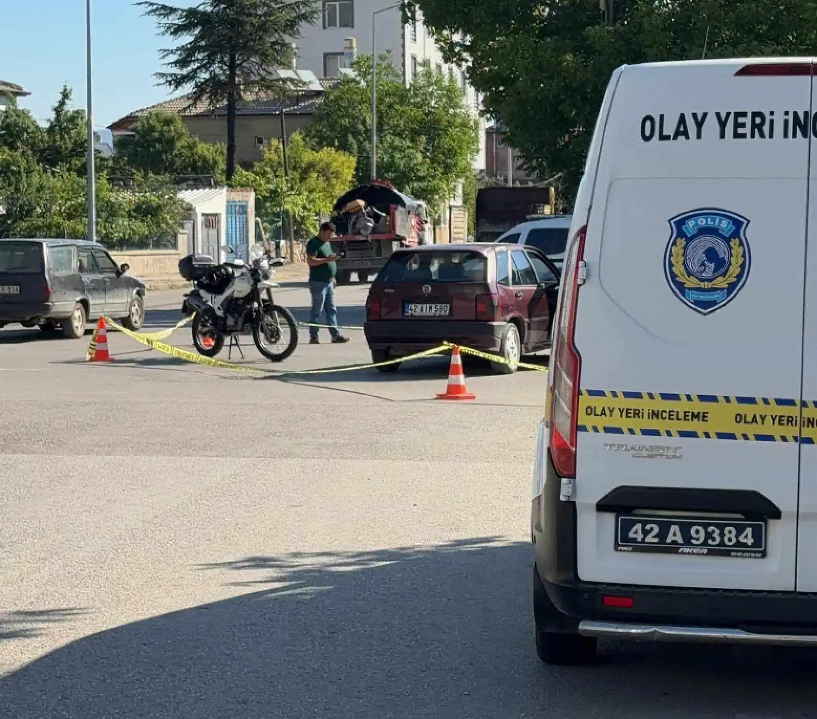 Konya'da kavşakta kaza: Öğretmen hayatını kaybetti