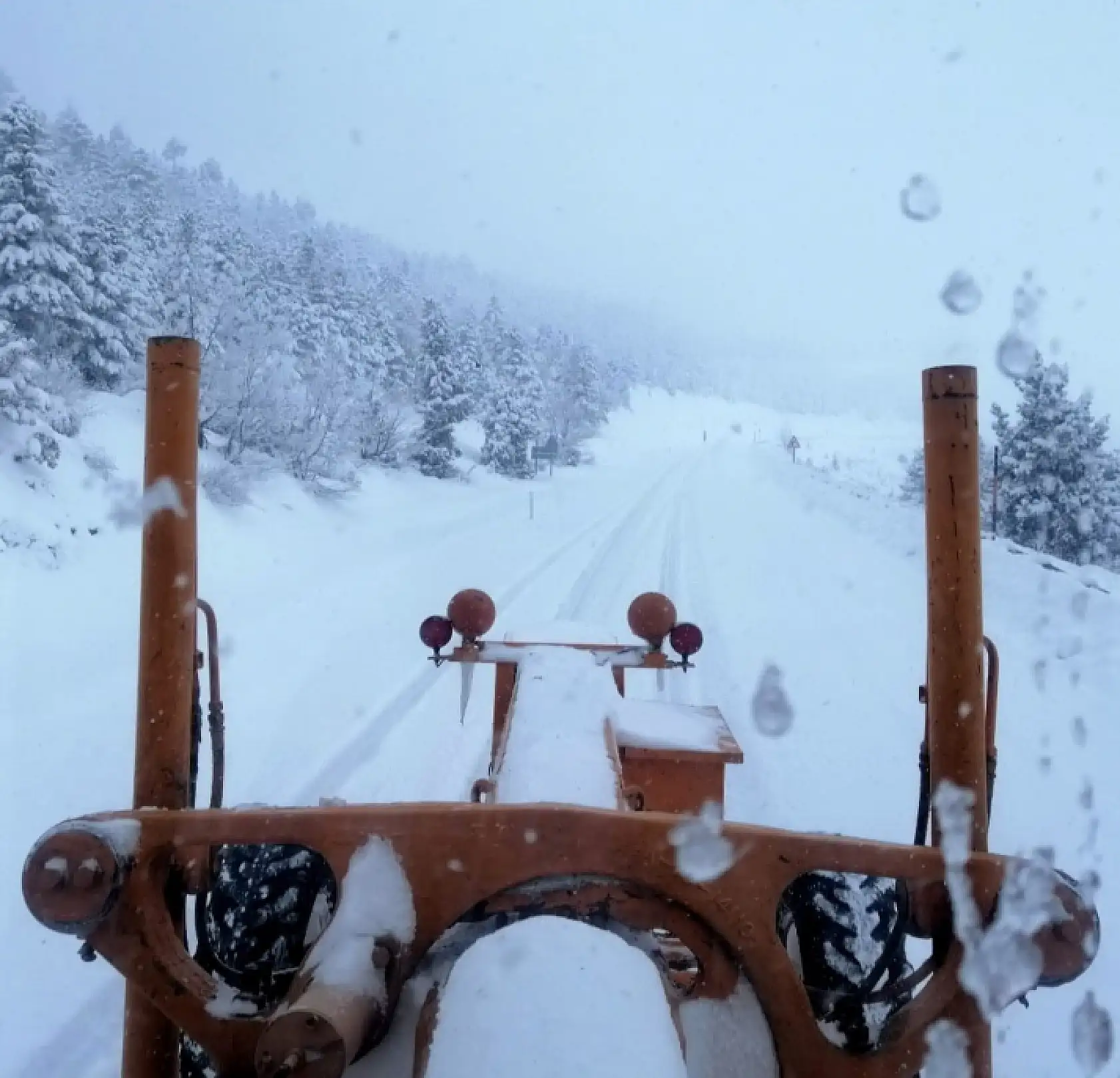 Konya-Antalya yolunda kar alarmı