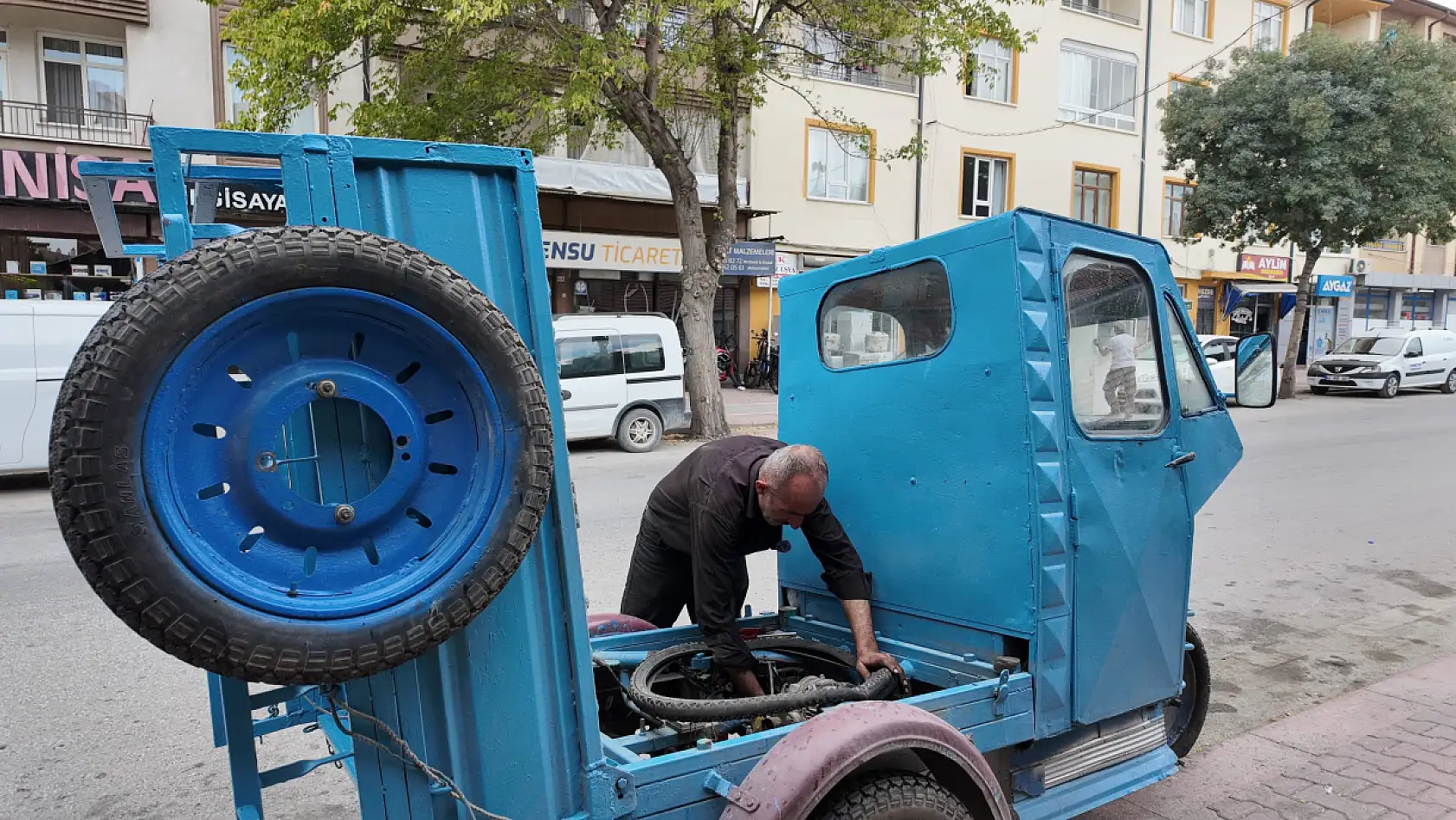 Konya'da yıllardır yollardalar! Üç tekerlekli motosikletlerin ilginç hikayesi