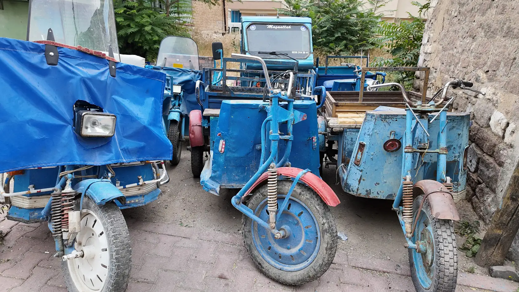 Konya'da yıllardır yollardalar! Üç tekerlekli motosikletlerin ilginç hikayesi