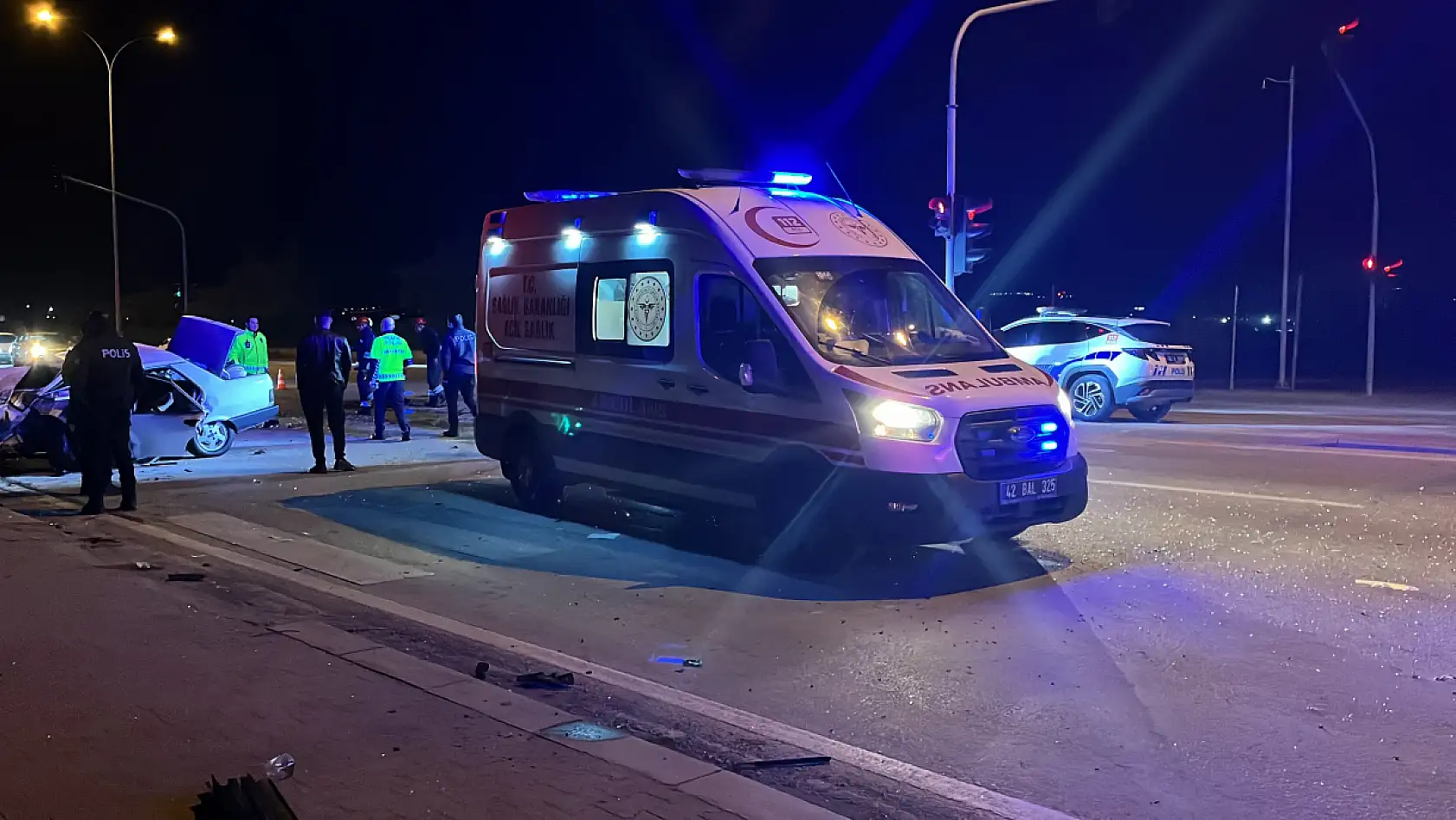Konya merkezde kaza! 5 yaralı