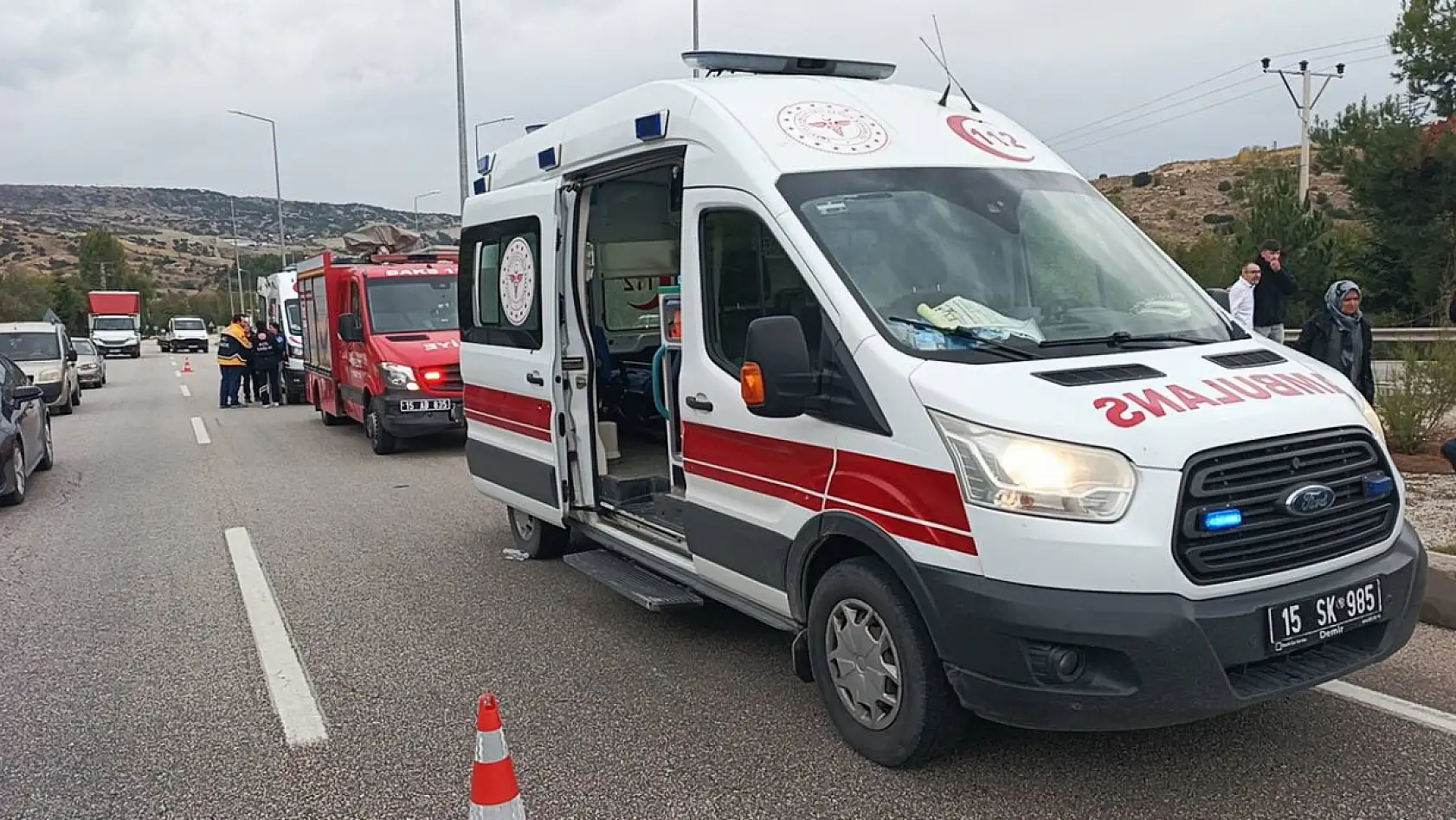 Kınadan çıkıp düğüne giderken acı kaza: 1 ölü, 4 yaralı