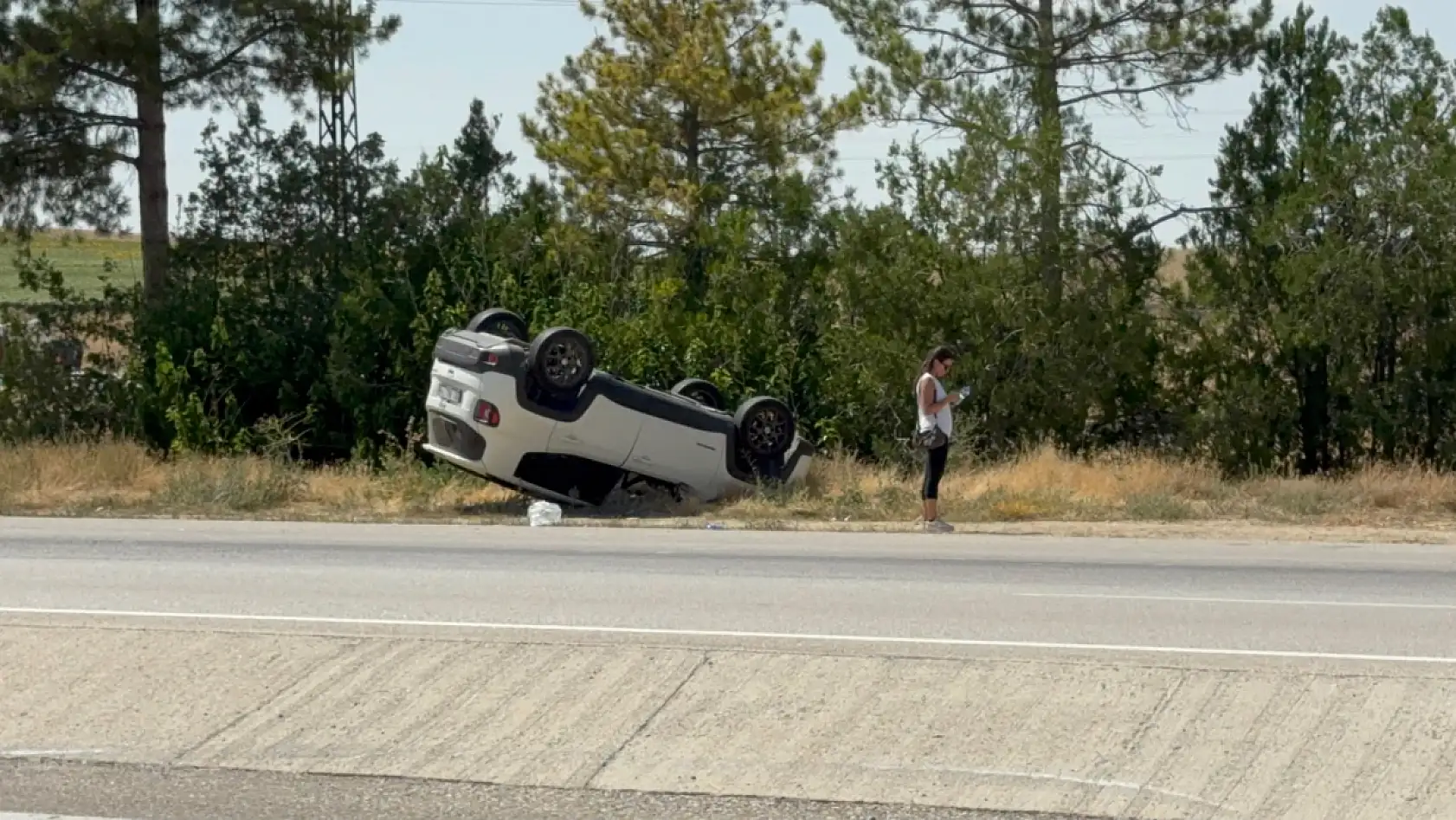Konya'da TIR'ın patlayan lastiği felakete yol açtı, 8 yaralı