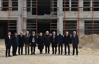 Bakan Yardımcısı Ökten, Konya İmam Hatip Lisesi inşaatını inceledi
