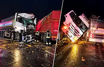 Konya'da kaza: TIR'a çarpan tankerin sürücüsü hayatını kaybetti!