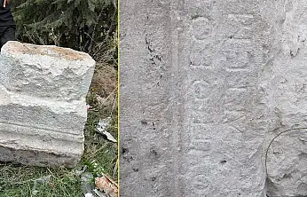 Konya'da Roma dönemine ait tarihi eseri kepçeyle çaldılar