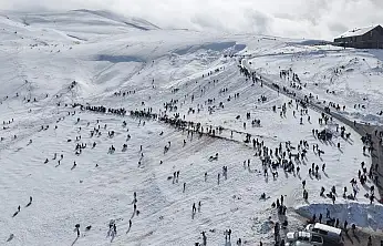 Konya Ovası'nda kayak keyfi