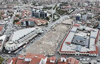 Konya Peynir Pazarı'nda ikinci etap yıkımları tamamlandı