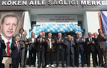 Konya'ya yeni sağlık merkezi! Açılışı yapıldı