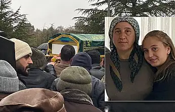 Yan yana defnedildiler: Konya'da anne ve kızından geriye acı hikaye kaldı