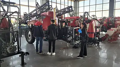 Karapınar'da hem tarımda denetim hem okullarda sağlık eğitimi