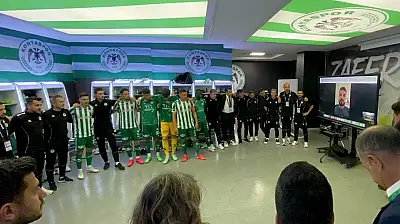 Konyaspor'da Adil'den duygusal video