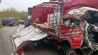 Kırklareli Demirköy'de kamyon şarampole devrildi: 1 ölü, 1 yaralı