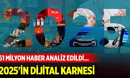 61 milyon haber analiz edildi... Türkiye'nin 2025 dijital hafızası açıklandı