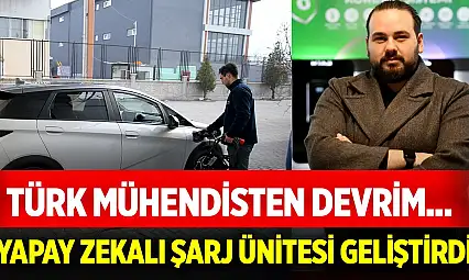 Türk mühendisten bilim kurgu dizisinden ilhamla devrim... Yapay zekalı şarj ünitesi geliştirdi