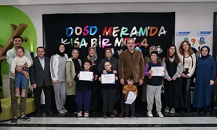 DOSD Meram'da öğrenciler başarı belgelerini aldı