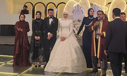 Rabia İrem ile Ahmet Furkan, dünyaevine girdi