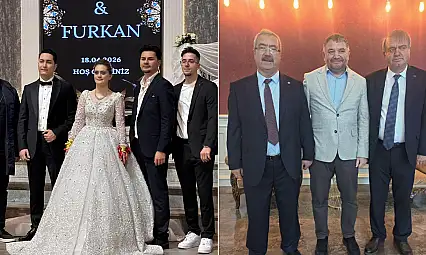 Siyaset ve iş dünyası Konya'daki düğünde bir araya geldi
